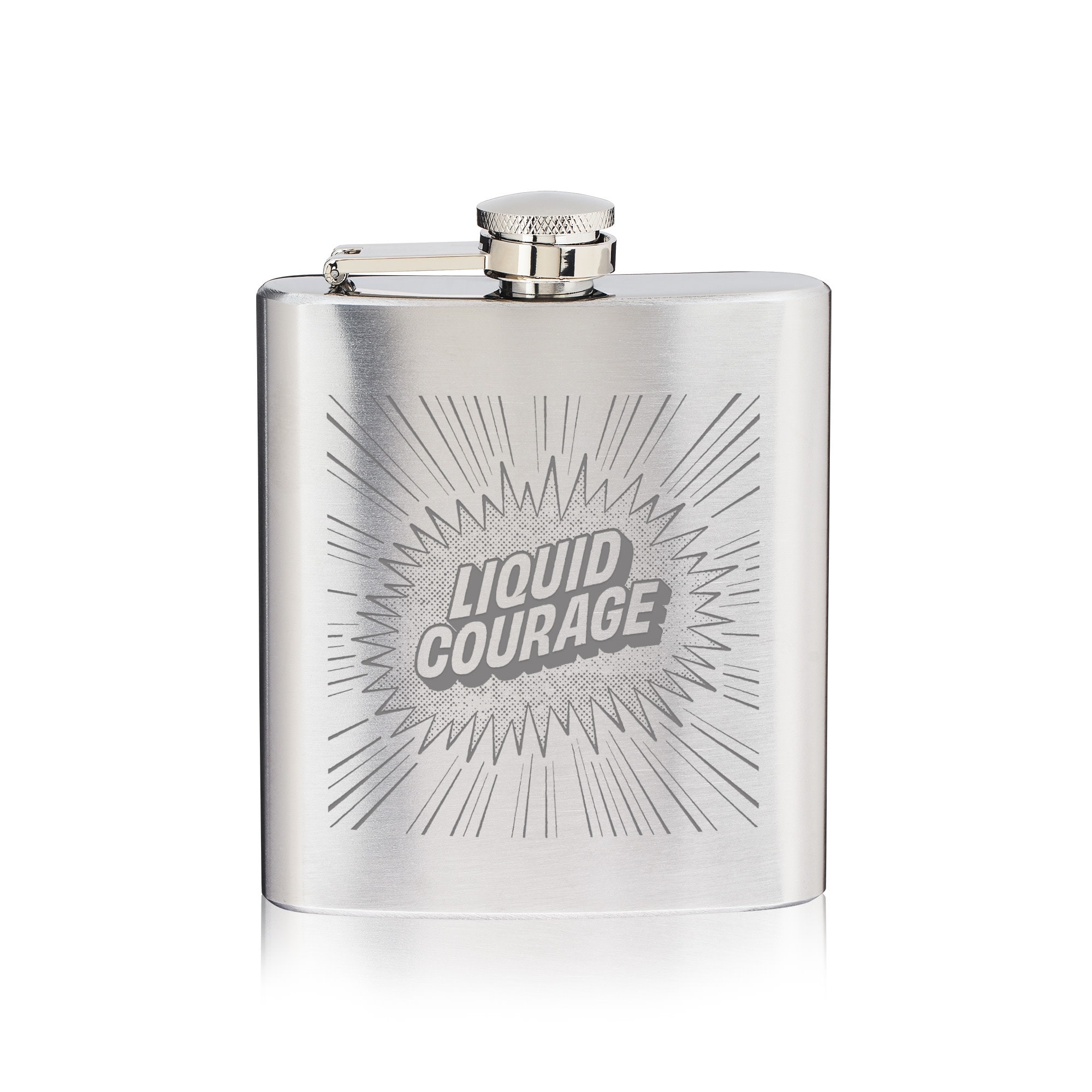 8oz BLACK Liquid Courage Flask 8oz BLACK Liquid Courage Flask