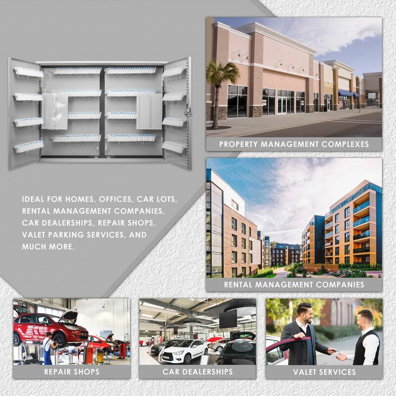 480-Key Cabinet With Key Lock White Tags