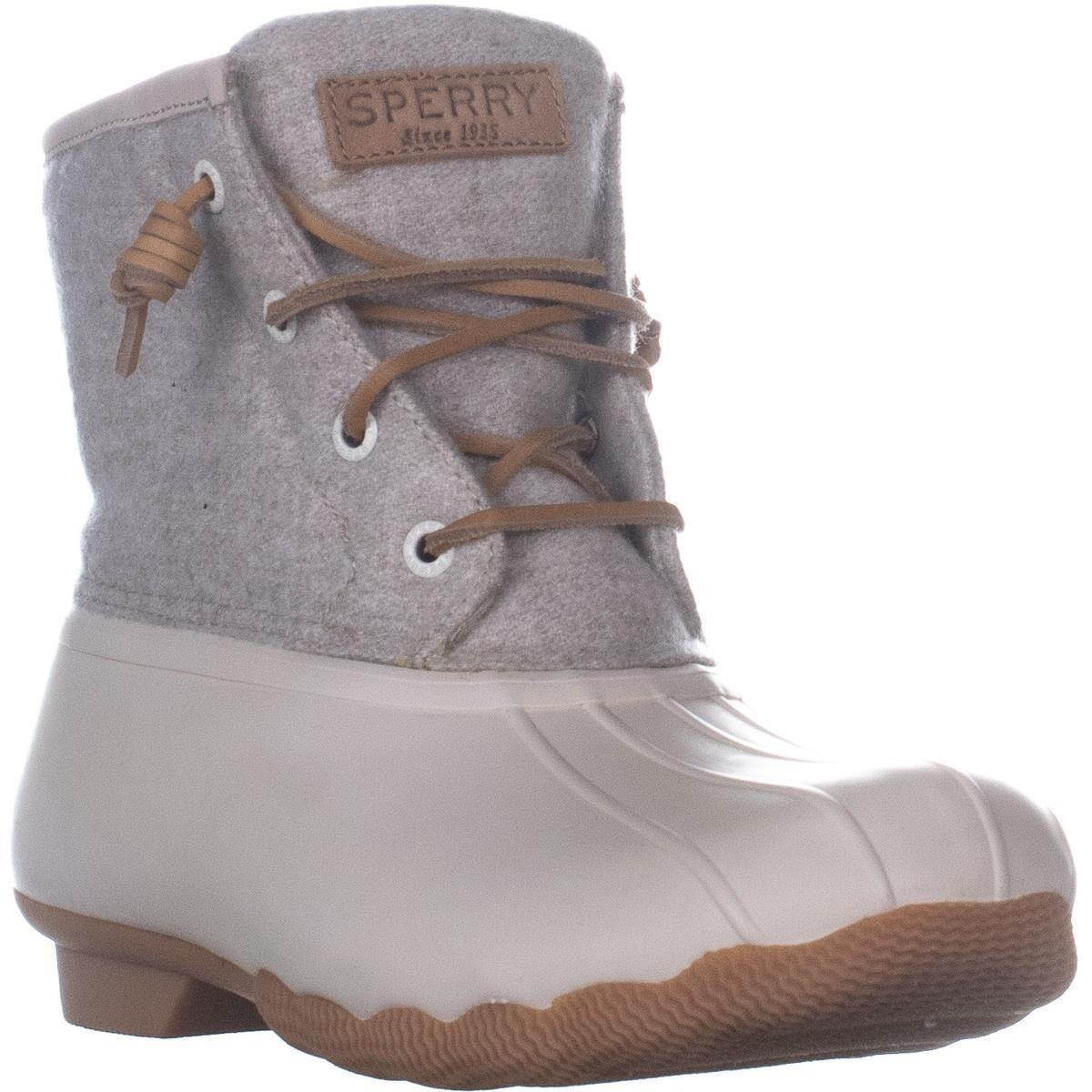 sperry saltwater emboss wool boots