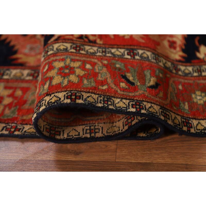 Pre-1900 Antique Sultanabad Persian Area Rug Hand-Knotted Wool Carpet - 4'9"x 6'8"