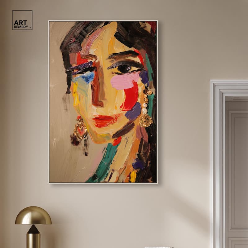 Colorful Expression II Canvas by Art Remedy