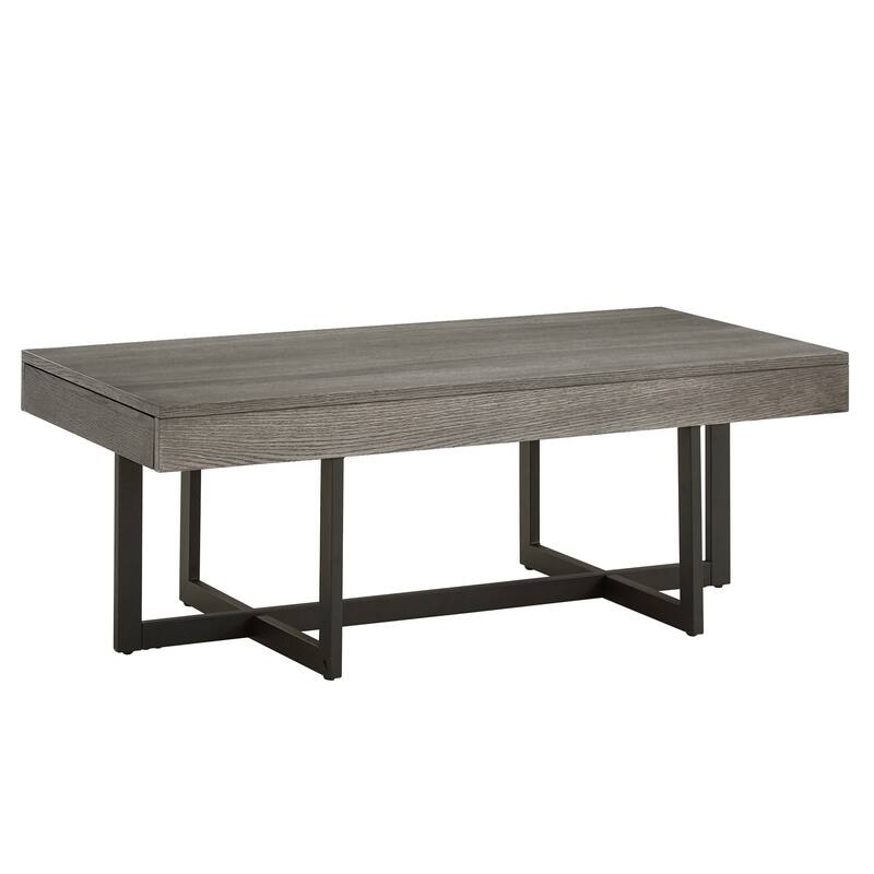 Eldersley Wood Finish Table with Drawer(s) by iNSPIRE Q Modern