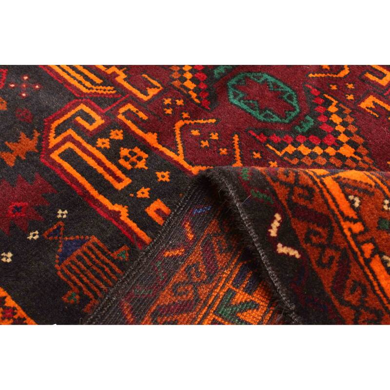 ECARPETGALLERY Hand-knotted Teimani Black Wool Rug - 2'11 x 4'3