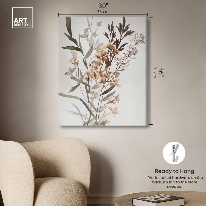 Meadow's Murmur II Canvas by Art Remedy, Gallery Wrapped