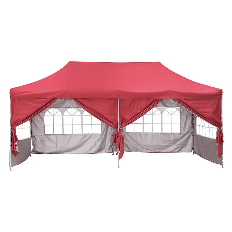 Zenova Heavy-duty 10' x 20' Pop up Canopy Gazebo Tent