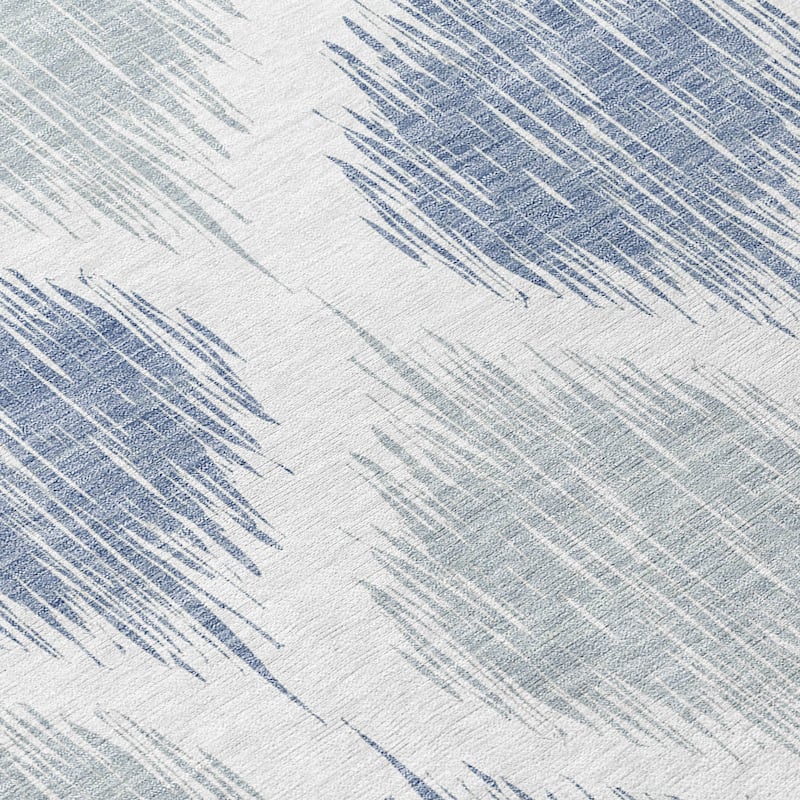 Machine Washable Indoor/ Outdoor Chantille Geo Contemporary Rug