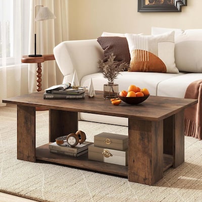 Modern Sofa Side Center Table Accent TV Stand w/Storage
