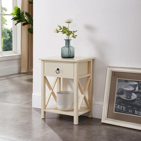 Night Stand Bedside Table with Drawer Wooden Side Tables Bedroom Night Stands for Bedrooms Small Nightstand End Table