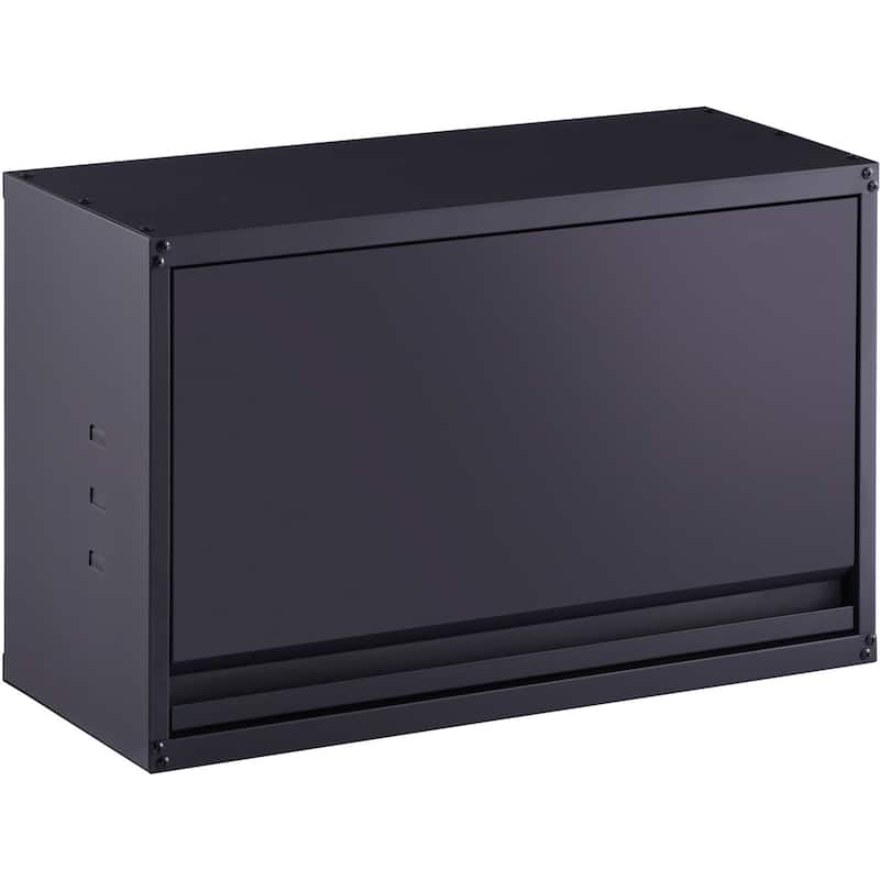Wall-Mounted Storage Cabinet with Adjustable Shelves for Home or Garage - 30.3" × 12.5" × 19.7"