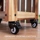 preview thumbnail 10 of 10, Backyard Discovery 100-Qt Acacia Wood Patio Bar Cart Beverage Cooler - 3'1" x 1'7"