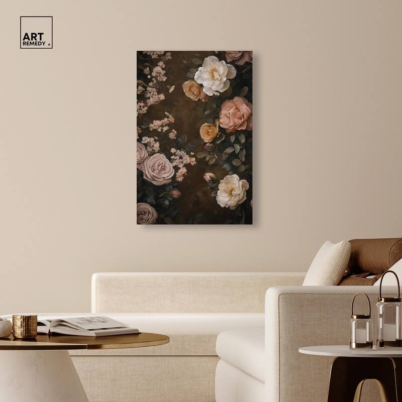 Faded Florals Fable II Canvas by Art Remedy, Gallery Wrapped