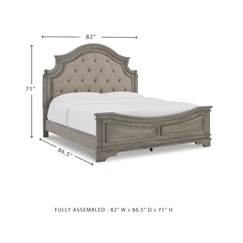 Signature Design by Ashley Lodenbay Antique Gray Panel Bed