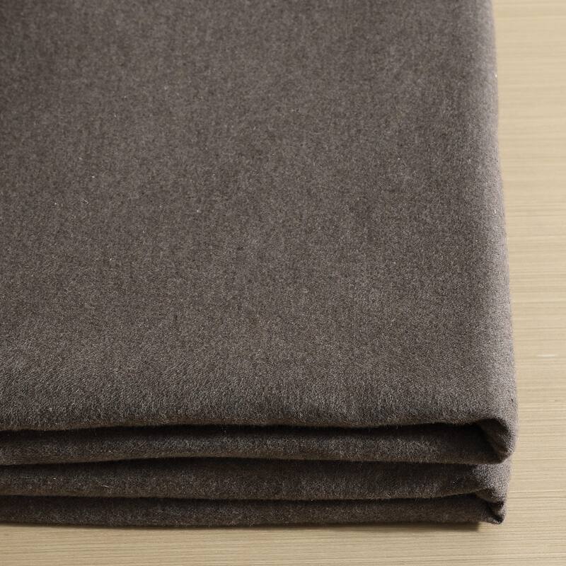 Calvin Klein Melange Cotton Flannel Solid Sheet Set