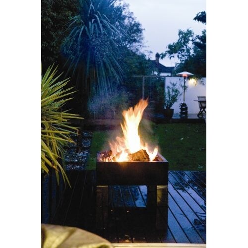 Shop Fire Sense 60454 Hotspot Square Fire Pit Free Shipping