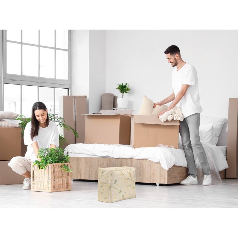 Clothes Storage, 1 Pcs Storage Bags, Moving Bags for Organizing Clothing, Closet Organizers and Storage with Handles