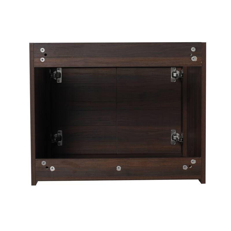 24" Floating Bathroom Vanity with Sink, Wall Mounted Bathroom Vanity with Soft Close Door