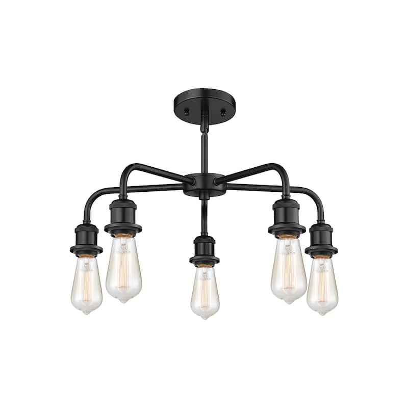 Innovations Lighting 516-5CR-14-25 Fenton Chandelier Fenton 5 Light