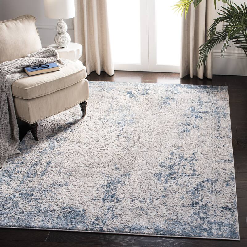 SAFAVIEH Invista Sterica Contemporary Abstract Rug - 5'3" x 7'6" - Grey/Ivory