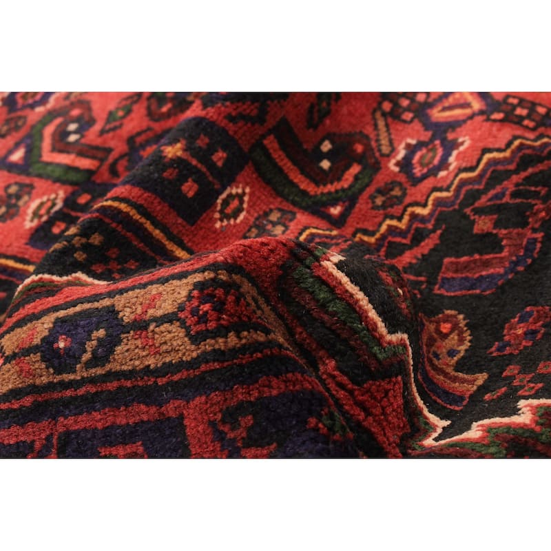 ECARPETGALLERY Hand-knotted Andelz Red Wool Rug - 4'7 x 7'1