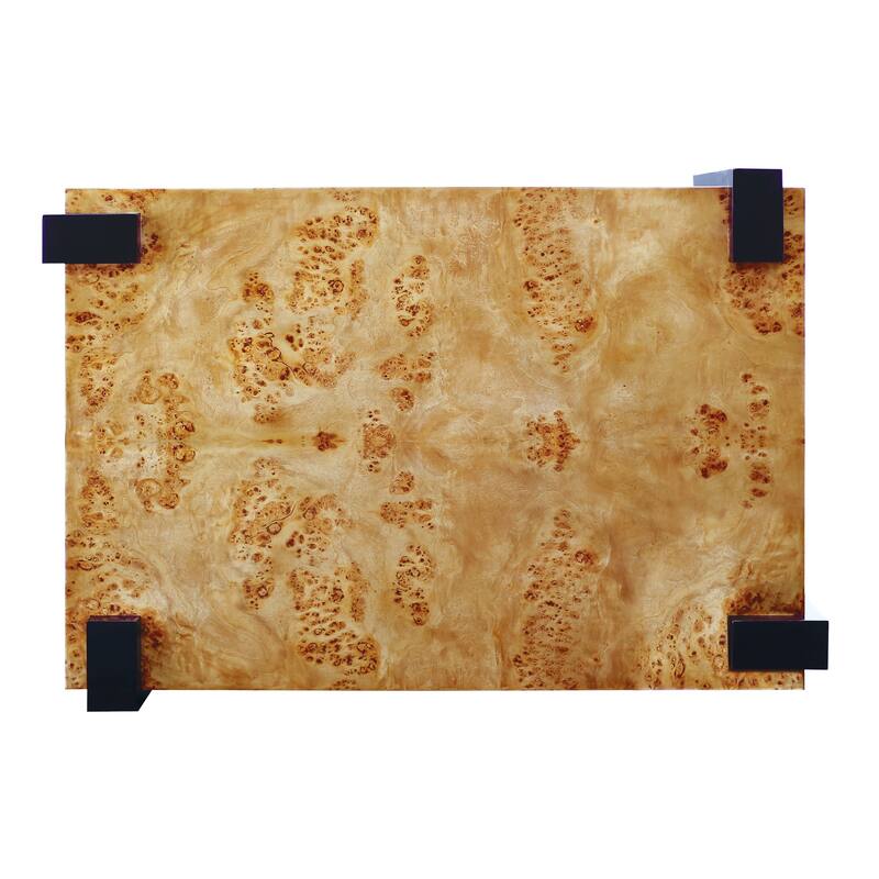 Elk Home Bromo Natural Burl Wood 48 Inch Wide Coffee Table