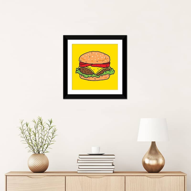 iCanvas "Burger" by Nick Cocozza