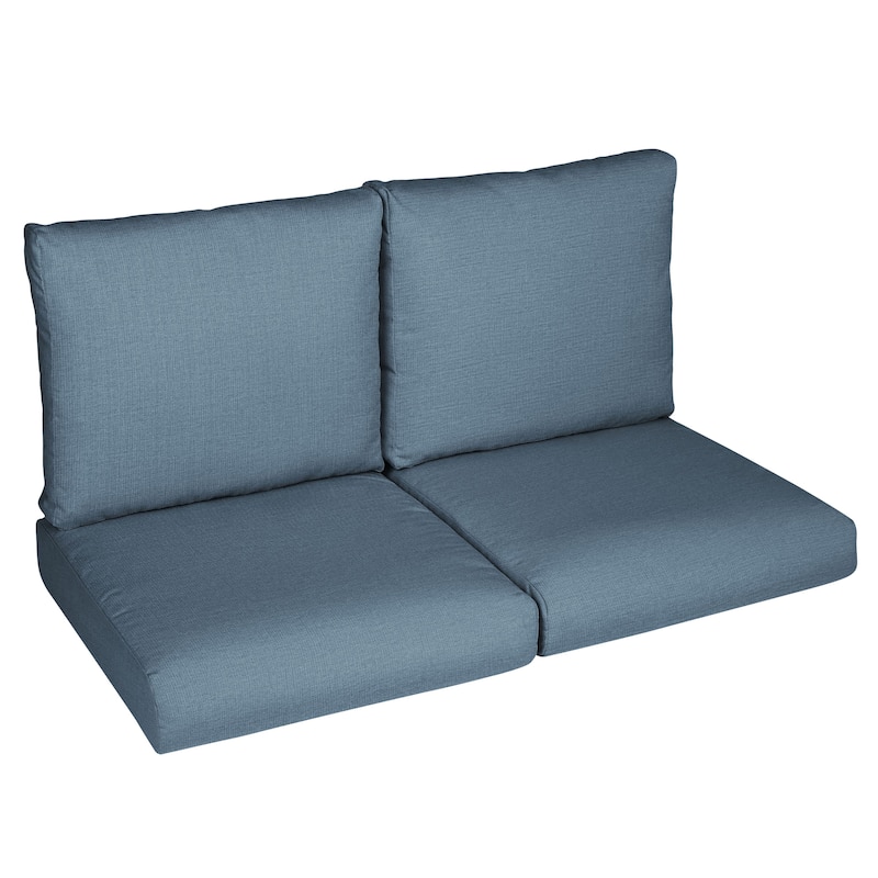 Sorra Home Sunbrella Outdoor Loveseat Cushion Set