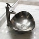 preview thumbnail 7 of 9, Confucius 19" Vessel Bathroom Sink in Nickel