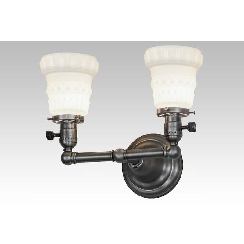 13"W Revival Chelsea Garland 2 LT Wall Sconce
