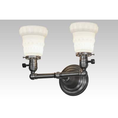 13"W Revival Chelsea Garland 2 LT Wall Sconce