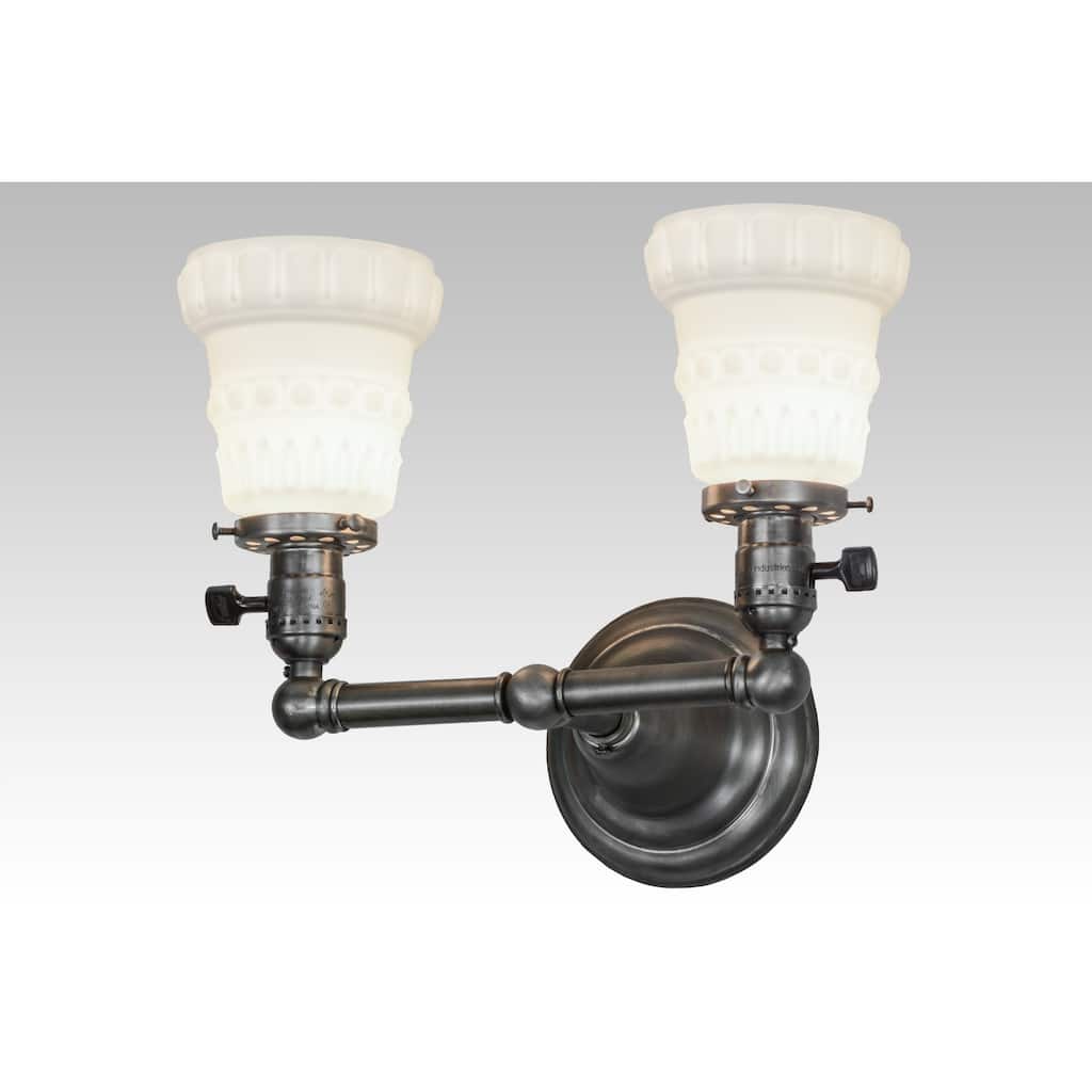 13"W Revival Chelsea Garland 2 LT Wall Sconce