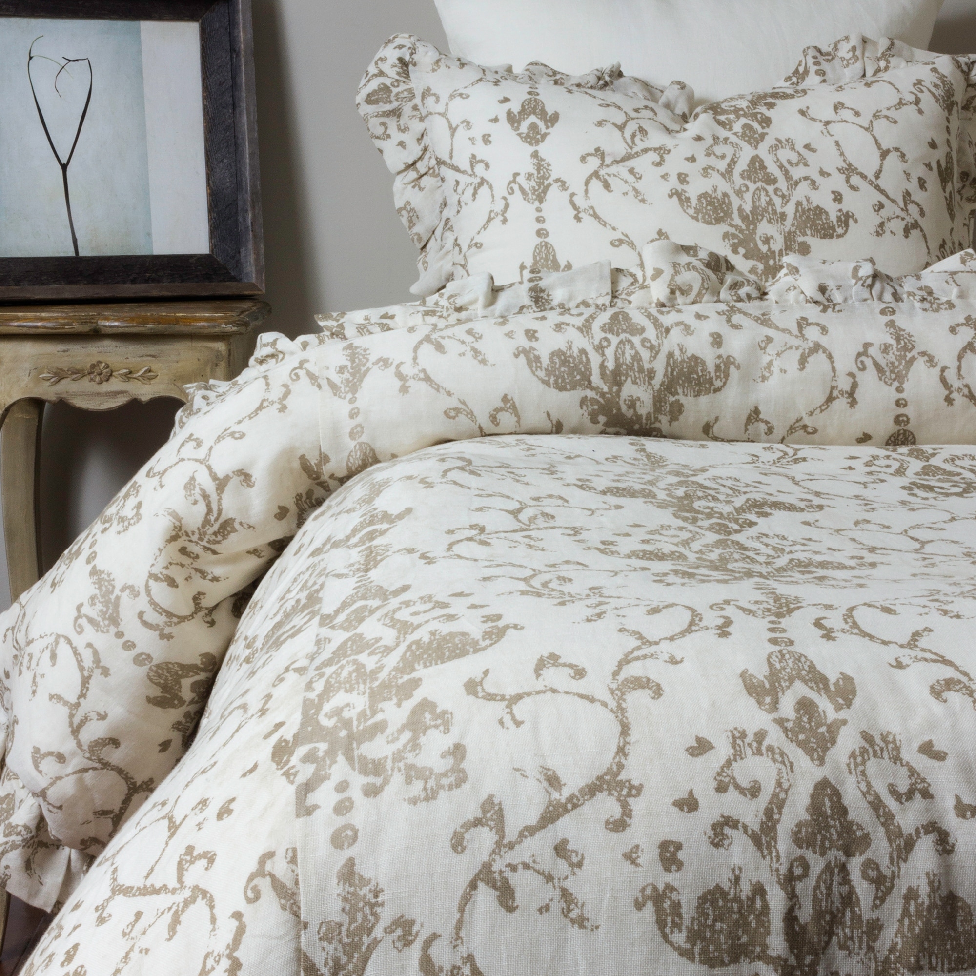 Risa Cotton and Linen Duvet Cover