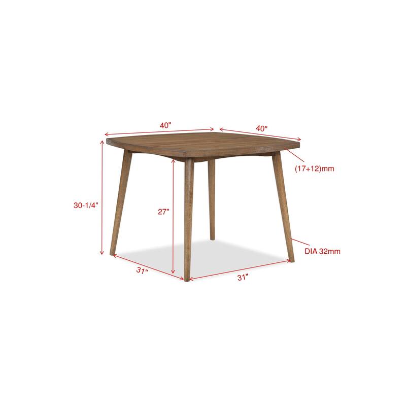 Xenia Brown Modern Dining Room Set
