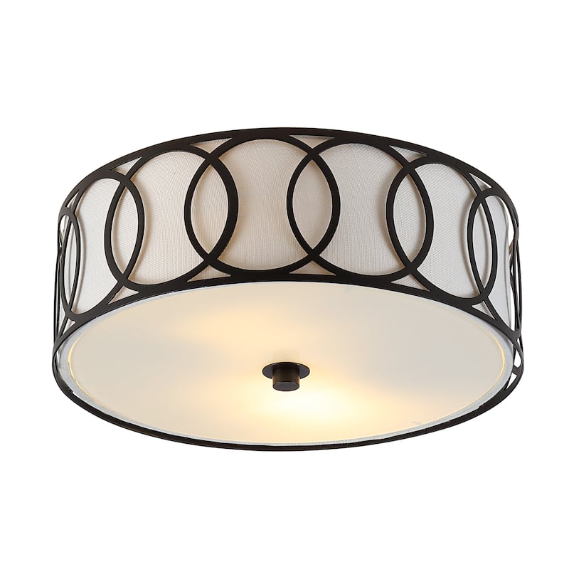 Elizabeth Metal LED Flush Mount, by JONATHAN Y