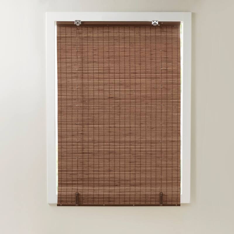 Madison Park Lyndon Bamboo Light Filtering Roman Shade