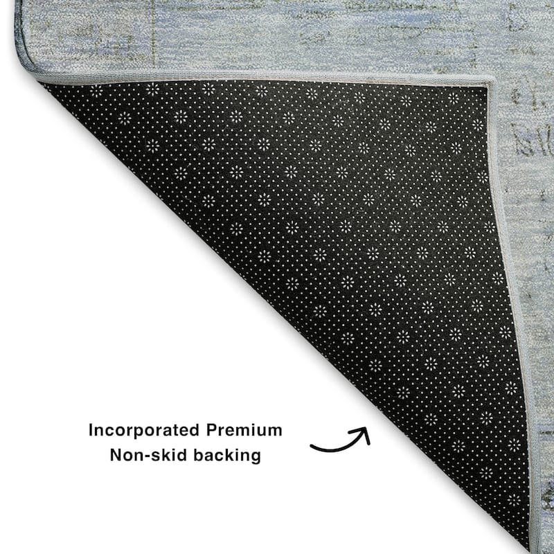Premium Washable Super Soft Vintage Traditional Mayfield Rug