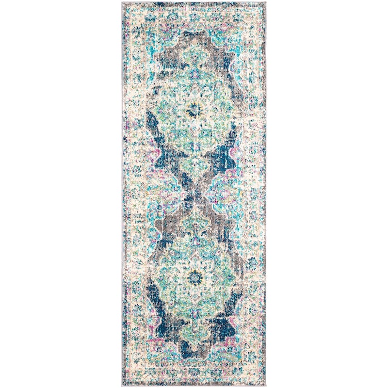 Artistic Weavers Mirvet Vintage Distressed Medallion Area Rug