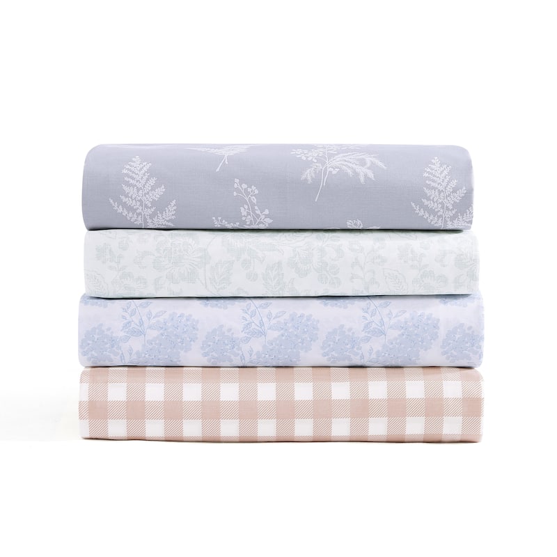 Stone Cottage Cotton Percale Printed Sheet Set