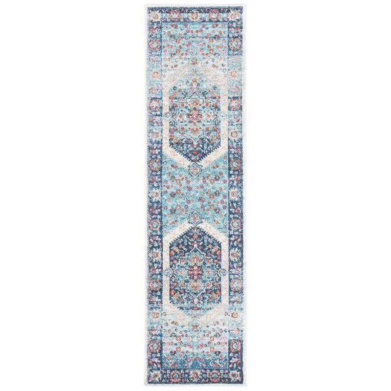 SAFAVIEH Phoenix Ivanne Boho Medallion Distressed Rug