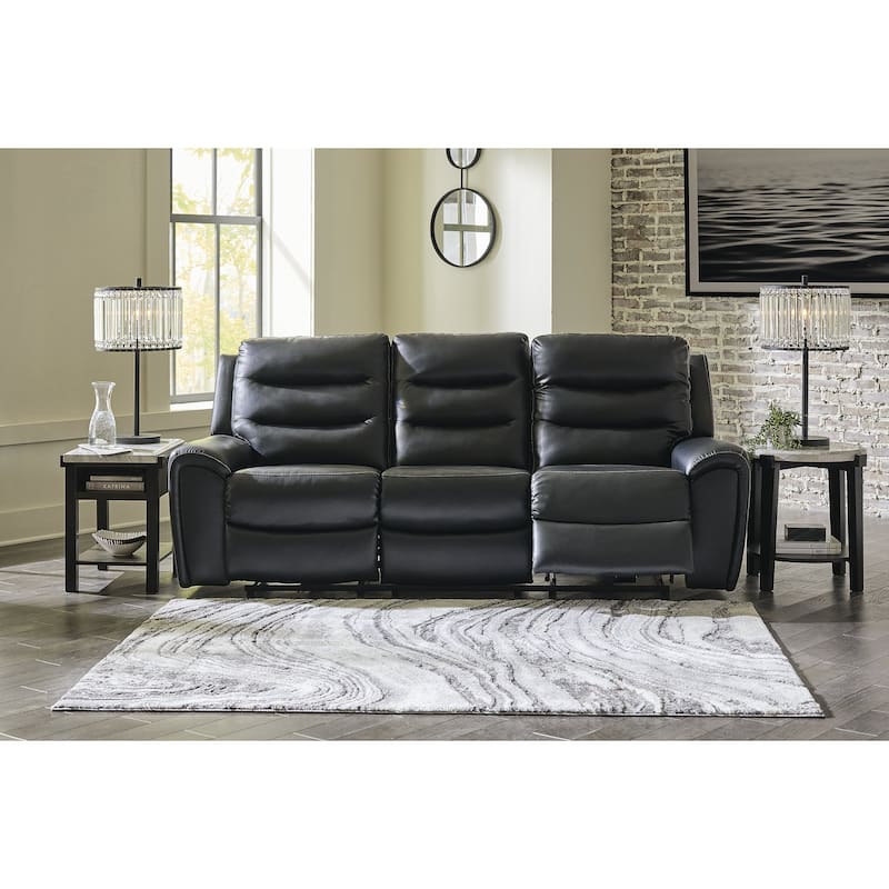 Signature Design by Ashley Warlin Black 2-Piece Upholstery Package - 90"W x 41"D x 40"H