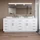 Option White / Giotto Quartz Top / Matte Black Hardware