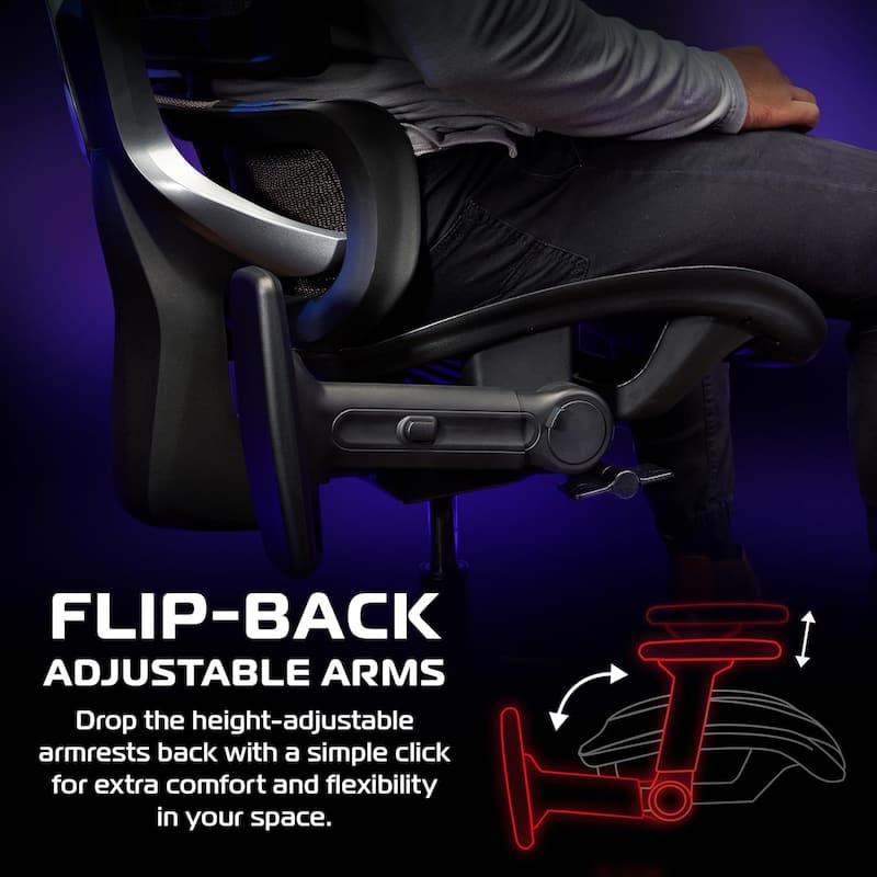 RESPAWN SPECTER Ergonomic Mesh Office Chair, High Back Home PC Computer Desk Gaming Chair