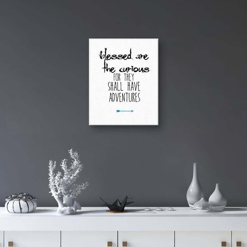 Blessed are the Curious by Jan Weiss Canvas Art Print