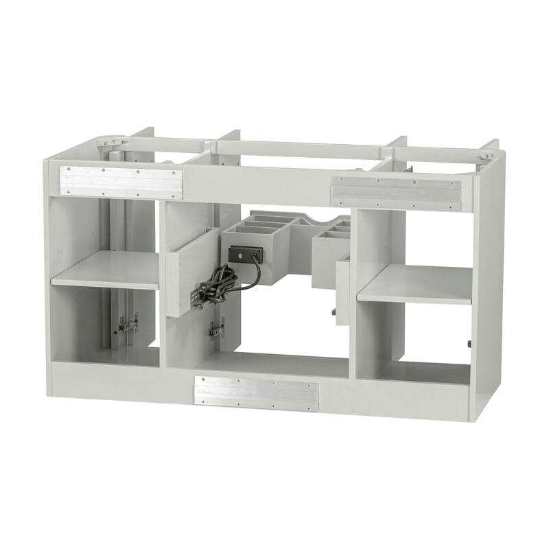 Haley Bathroom Vanity Only in Soft Sage with Dual Mount Option