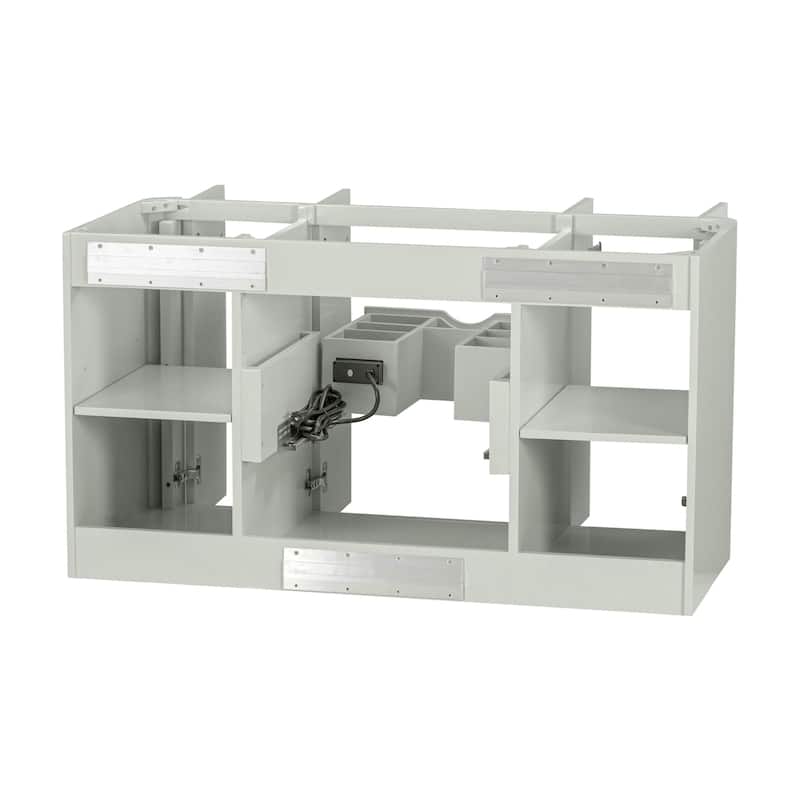 Haley Bathroom Vanity in Soft Sage with Alluring Quartz Top