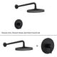 preview thumbnail 12 of 28, Luxier SS-B02 Single Handle 1-Spray Shower Faucet (Valve Included)