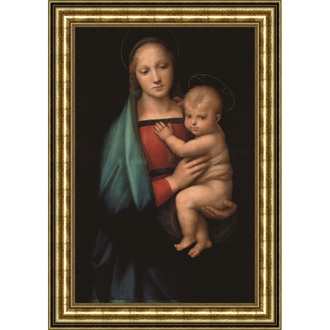 The Grand Duke's Madonna by Raffaello Sanzio da Urbino Giclee Print Oil  Painting Gold Frame Size 18