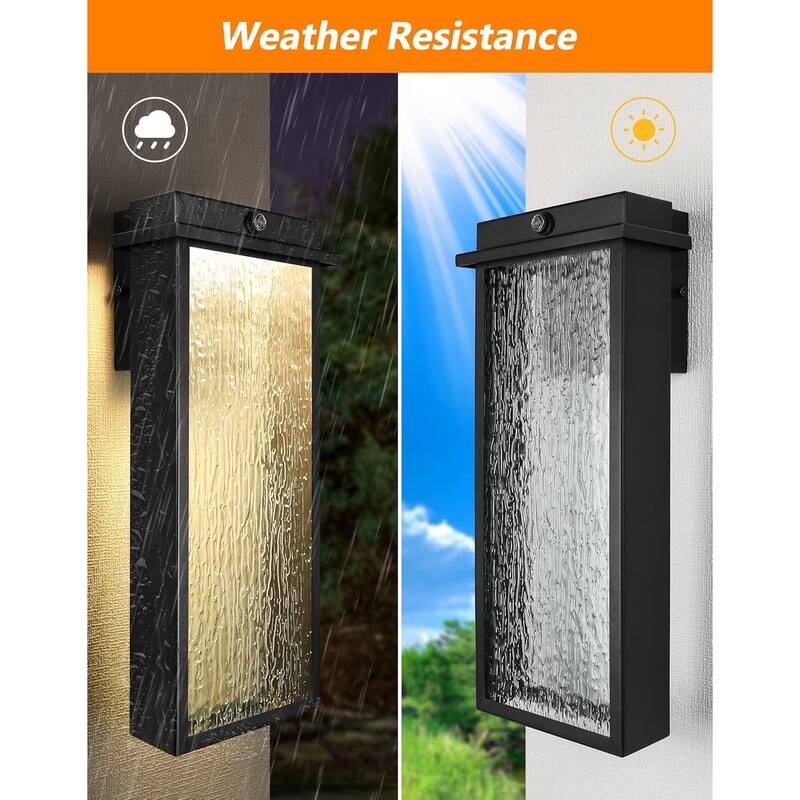 Outdoor Light Fixture Wall Light,Dusk to Dawn Outdoor Lighting Anti-Rust Wall Lantern Outside Wall Sconce,LED Porch Light