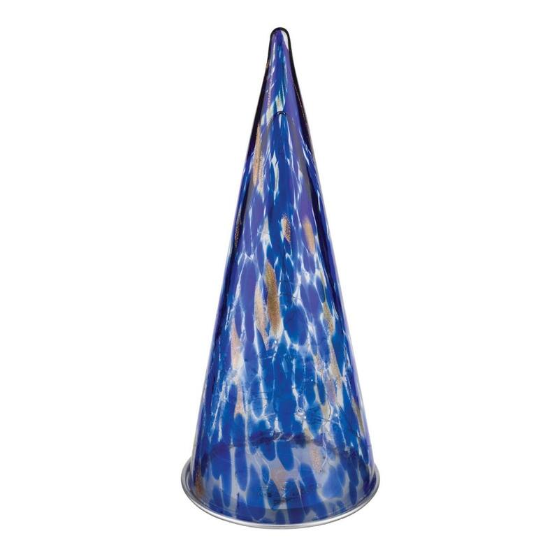 Murano Angel LED Decor 13" - Indigo