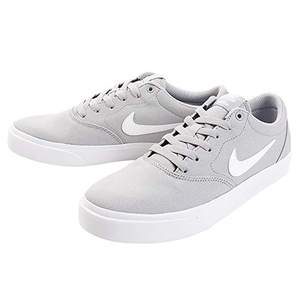 Nike SB Charge Solarsoft Canvas Wolf Grey/White 8.5 D (M) Nike SB Charge Solarsoft Canvas Wolf Grey/White 8.5 D (M)