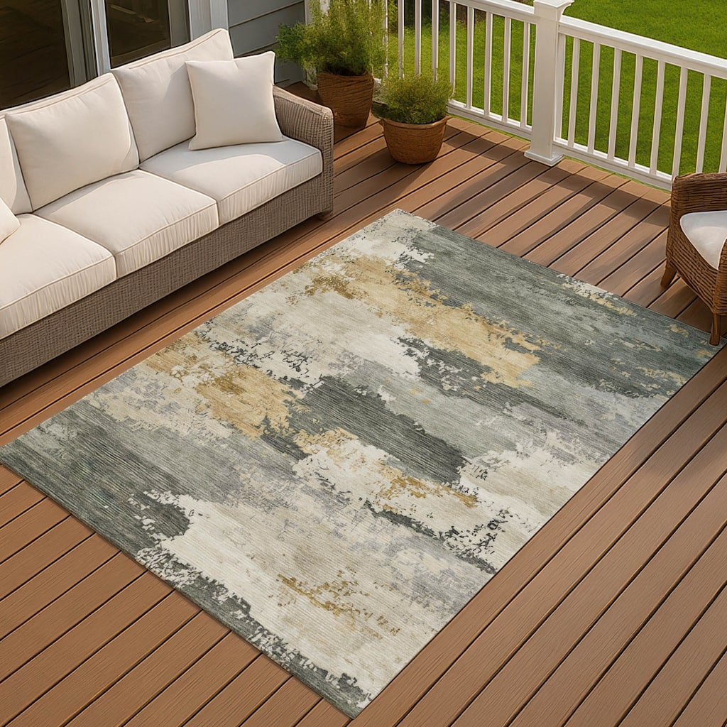 Machine Washable Indoor/ Outdoor Chantille Rug